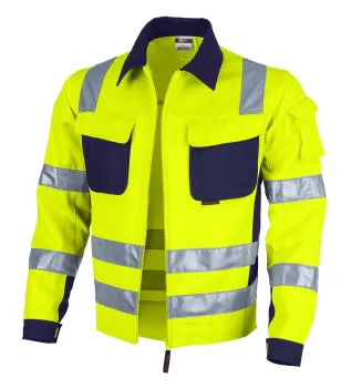 Warnschutz Bundjacke Qualitex PRO WS warngelb/marine